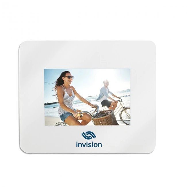 Mouse pad with picture insert