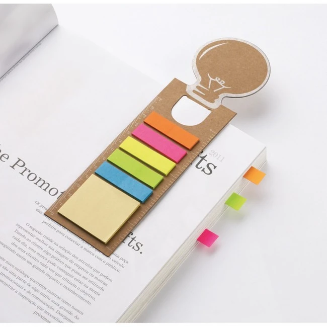 Bookmark With Sticky Memo Pad