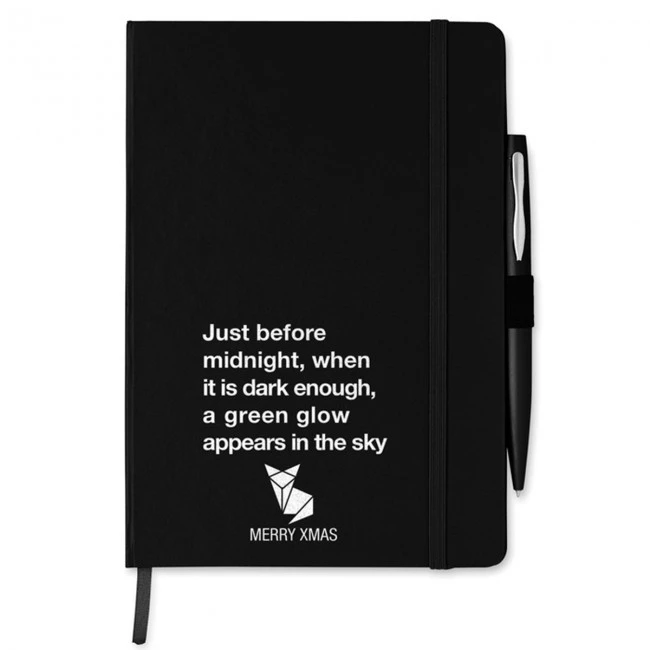 A5 Notebook With Pen 72 Lined