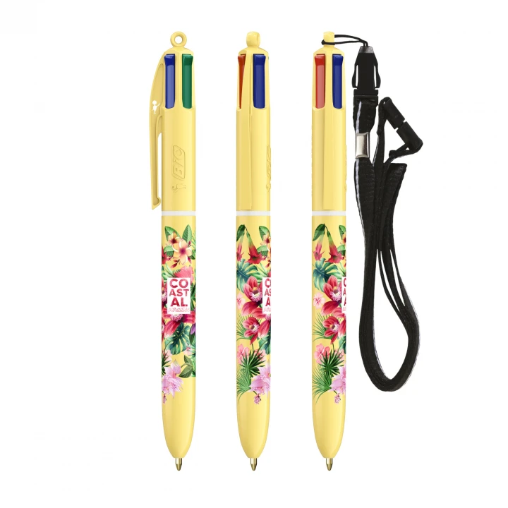 BIC 4 Colours Pastel + Lanyard Digital