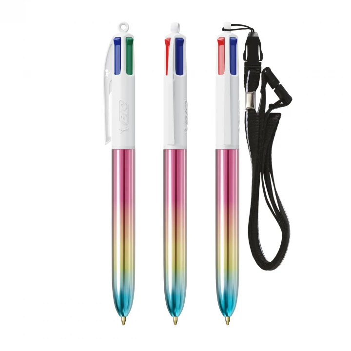 BIC 4 Colours Gradient + Lanyard Screen Printing