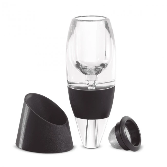 Wine decanter with holder