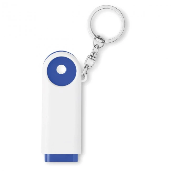 Key ring torch with token