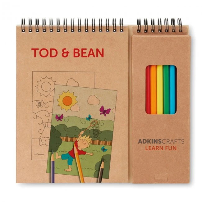 Colouring Set With Notepad