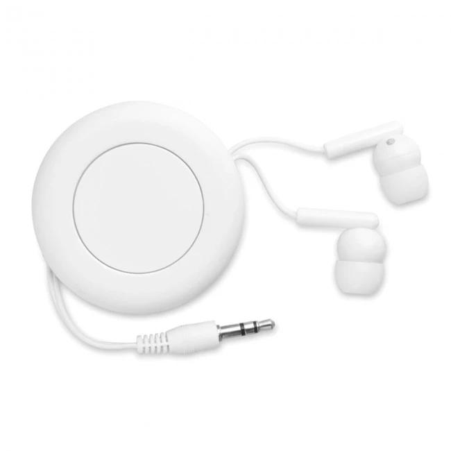 Retractable earphones