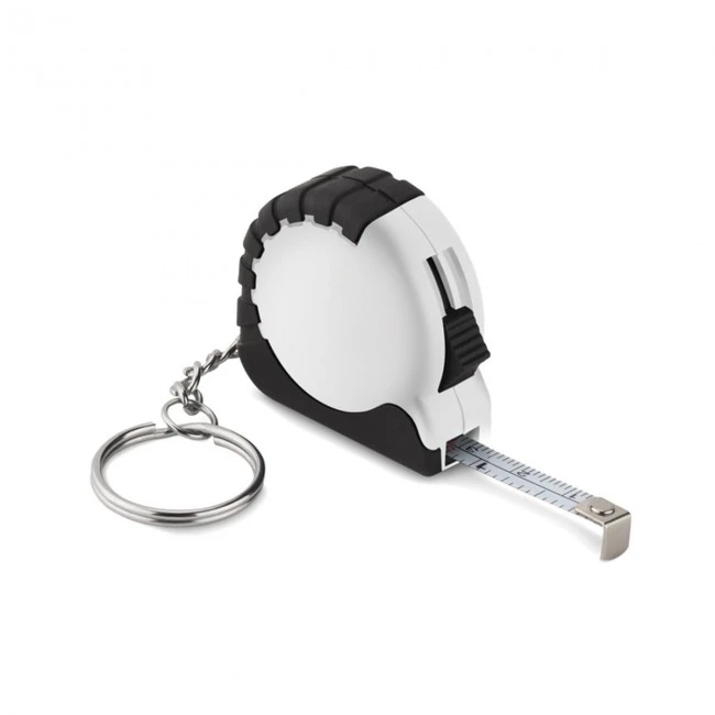 Small measuring tape key ring