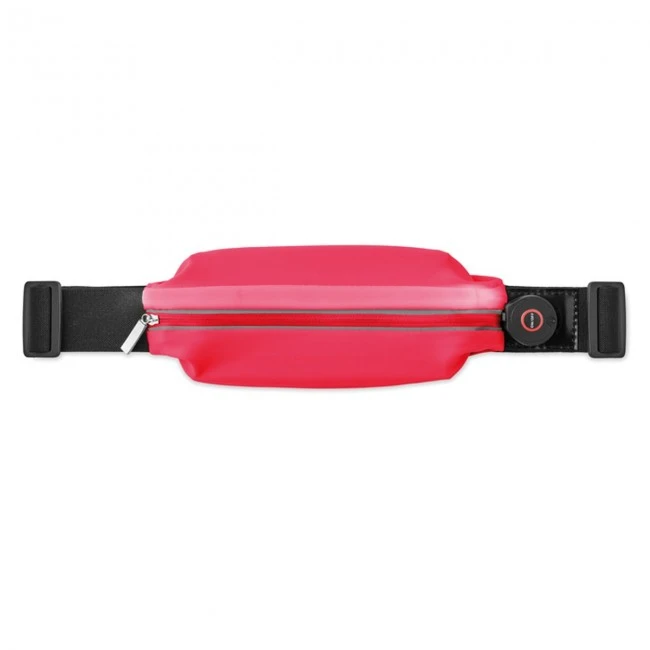 Running waist belt with light