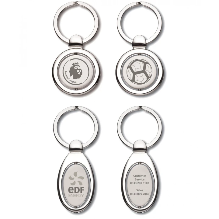 Round Spinning Keyring