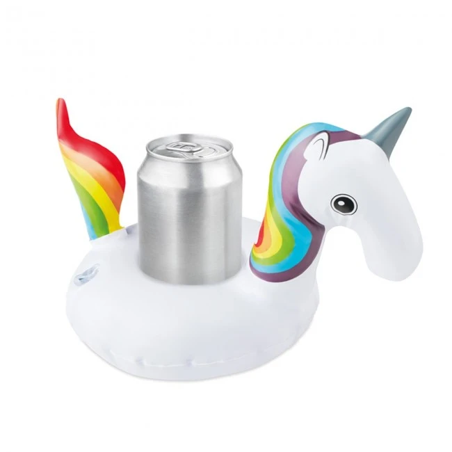 Inflatable can holder unicorn