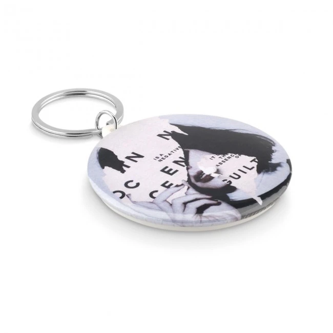 Pin button key ring