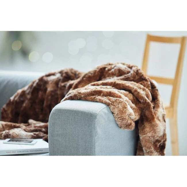 Fake fur blanket