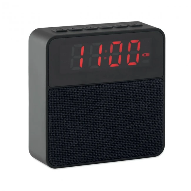 Fabric clock-alarm speaker