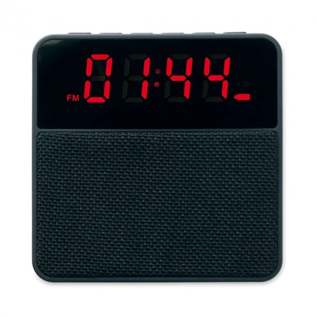 Fabric clock-alarm speaker