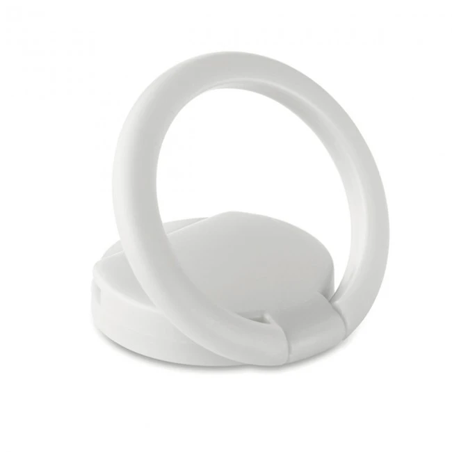 Ring phone holder with token