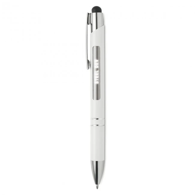 Aluminium stylus pen w/ light