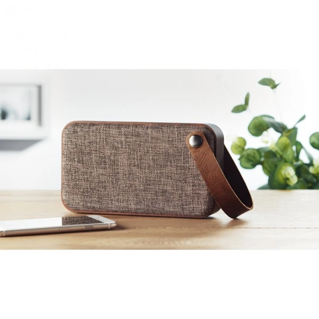 Bluetooth speaker w MDF fabri