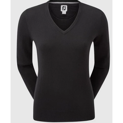 Fj (Footjoy) Women's Wool Blend V-Neck Golf Pullover