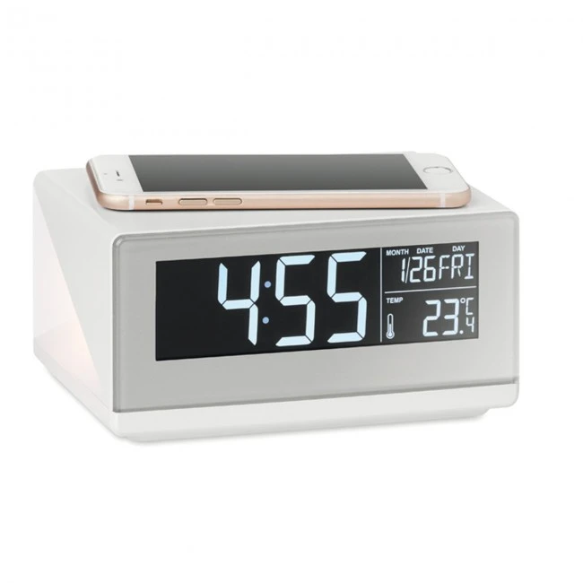 LED Clock & Wireless Charger 5W