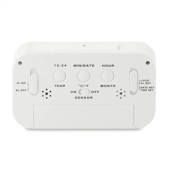 Weather station clock