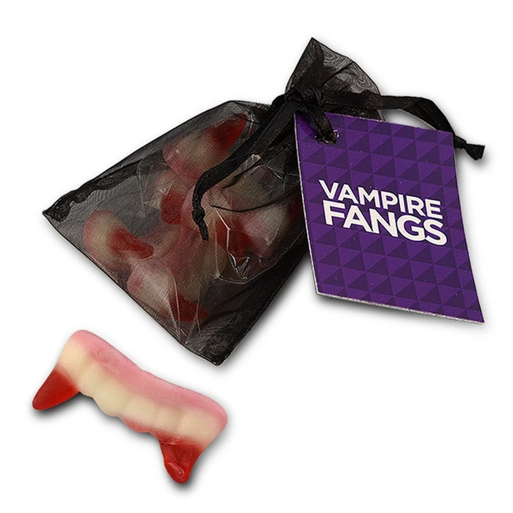 Vampire Fangs Organza Bag