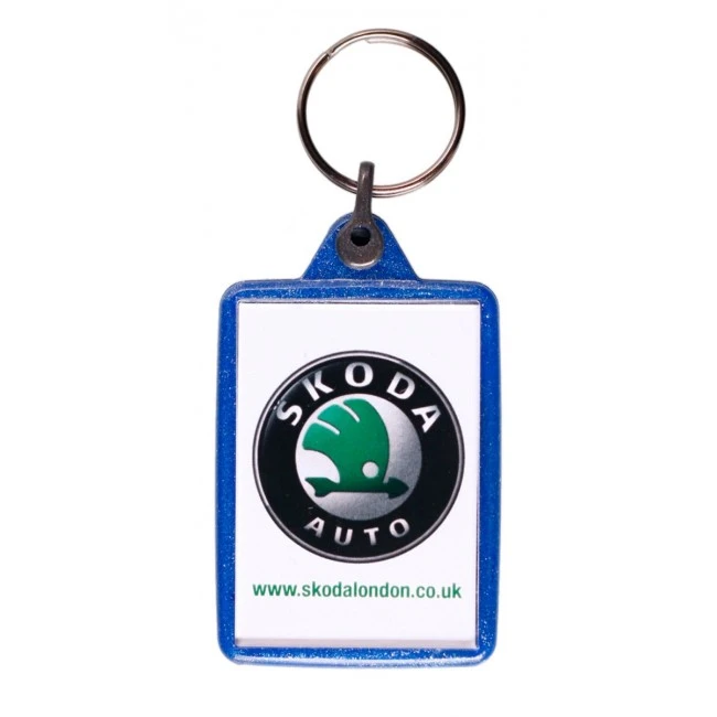 Recycled Rectangular Keyring