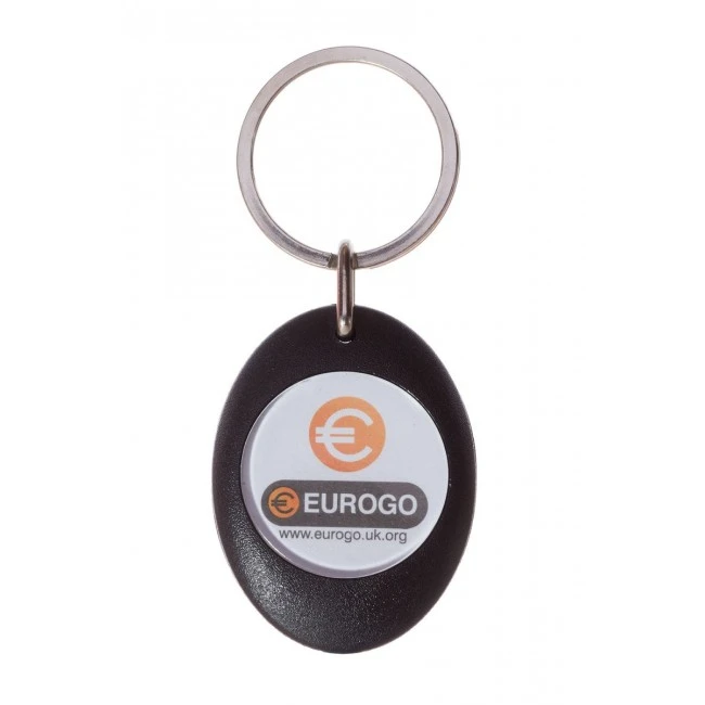 Trolley Coin Keyring