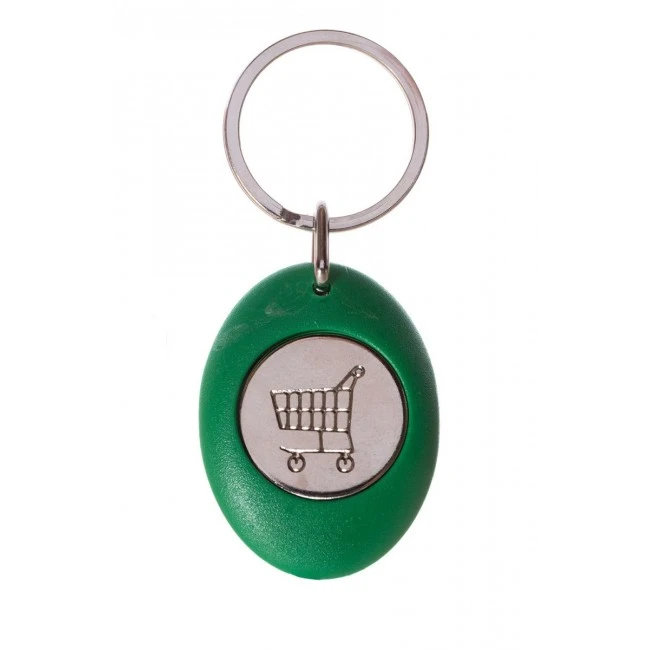 Trolley Coin Keyring