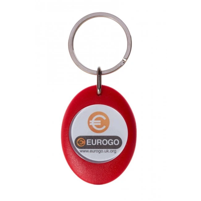 Trolley Coin Keyring