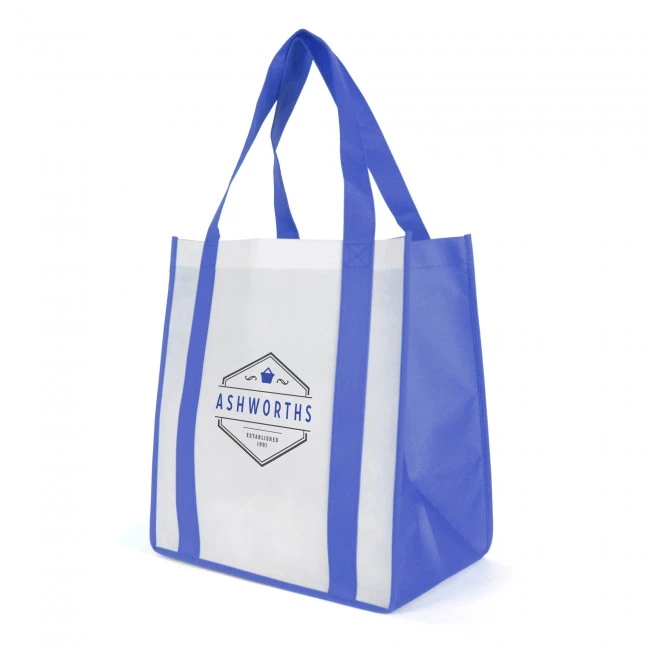 Trudy Non-Woven White Shopper