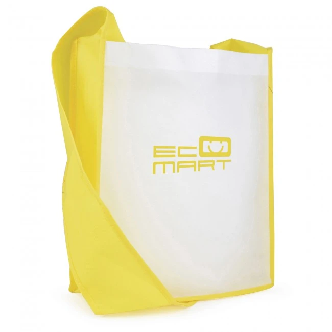 Contrast Non-Woven Messager Bag