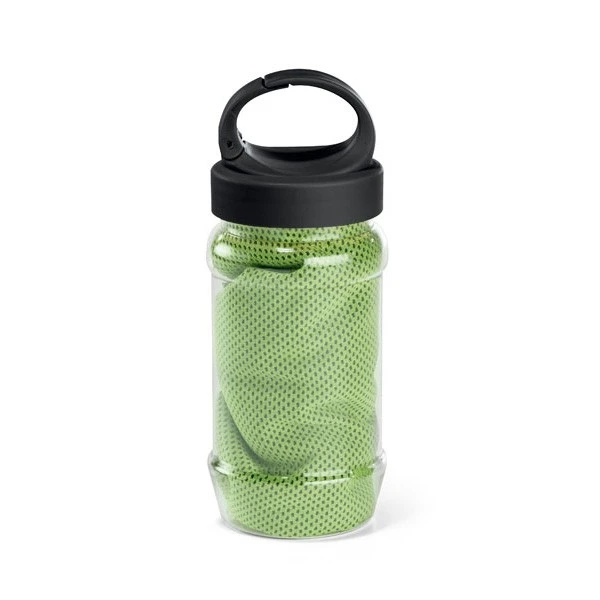 Polyamide & Polyester Sports Towel With Bottle