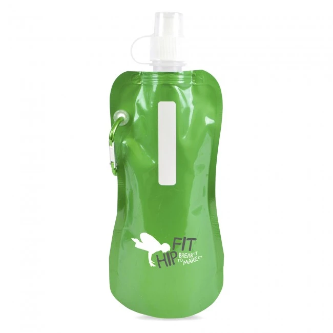 Metallic fold up bottle