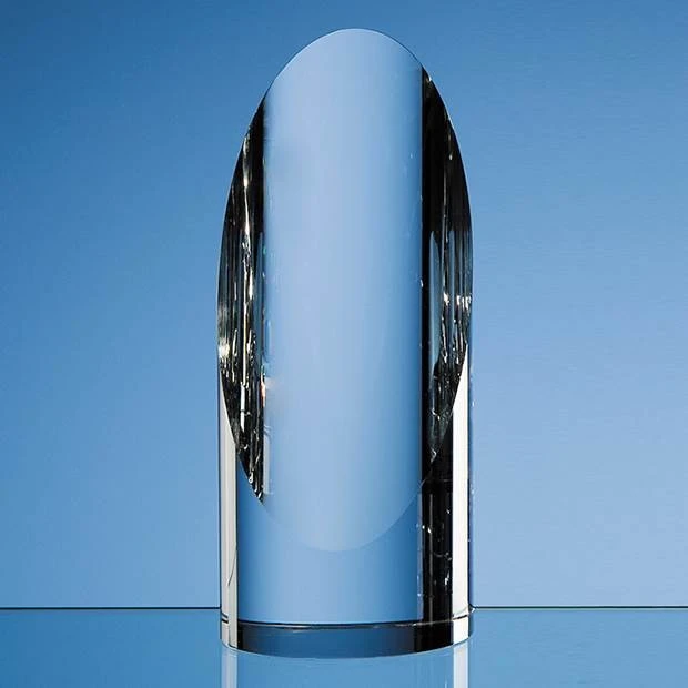 19.5cm Optical Crystal Cylinder Award