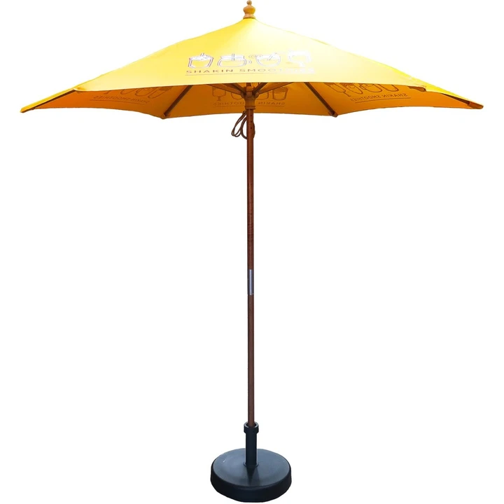 2.5m Wooden Parasol