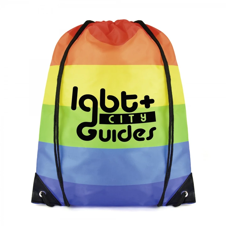 Rainbow Drawstring Bag