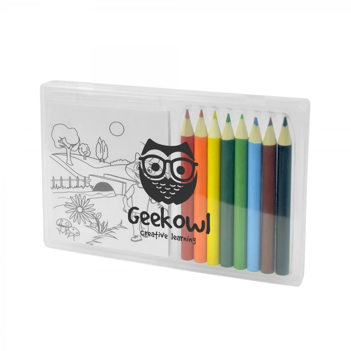 8 Piece Colouring Case Set