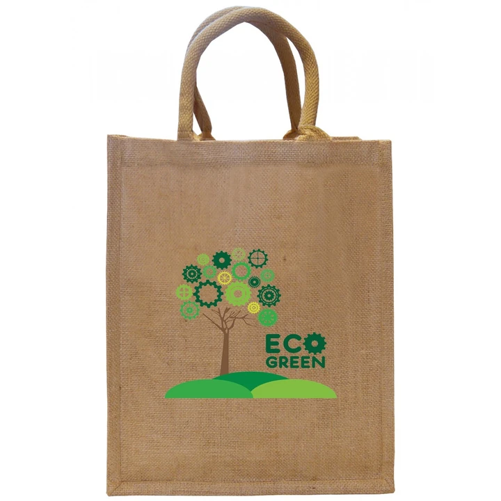 Medium Natural Jute Exhibition Bag