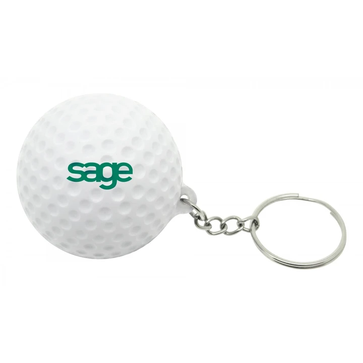 Stress Golf Ball Keyring