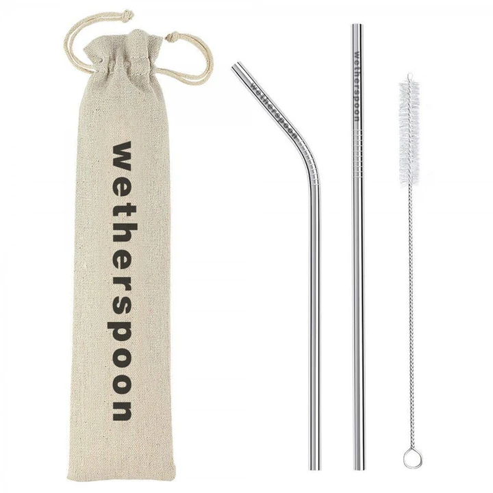 Stainless Steel Metal Straw Set