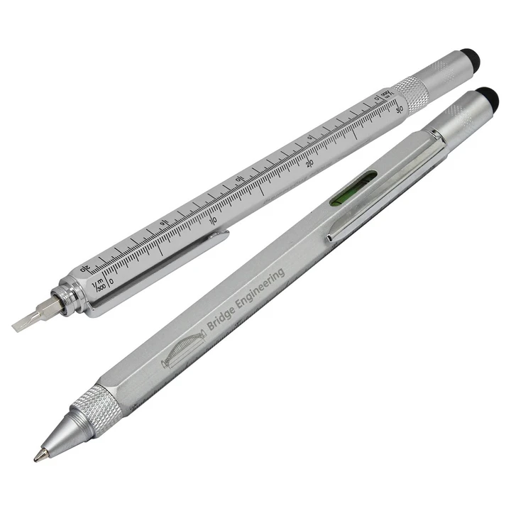 Silver Multi Function Balvpen