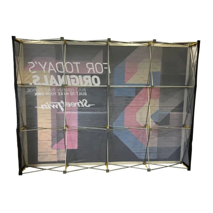 Textile Hop Up Back Drop Display Stand (3x3) kit