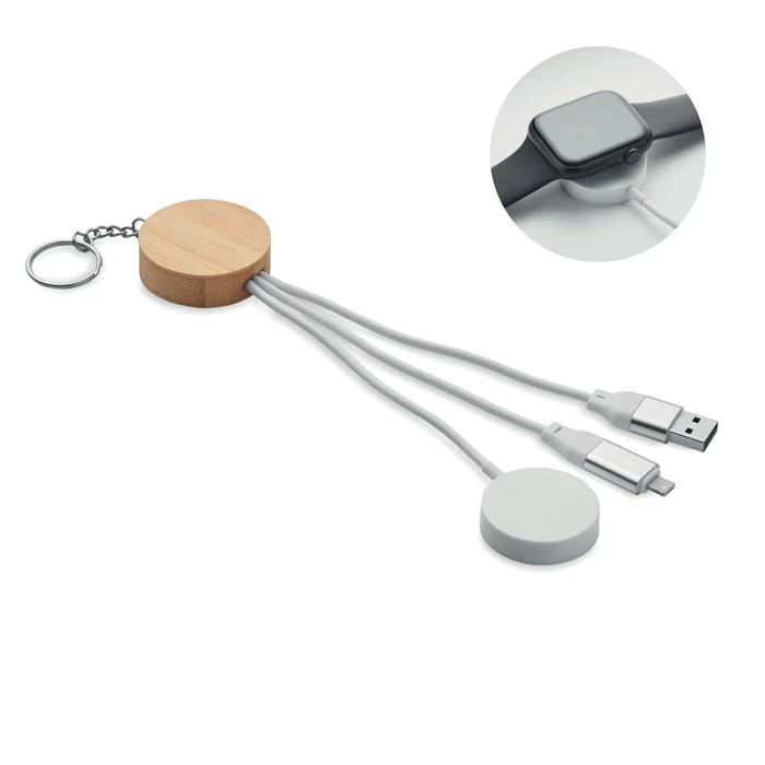 Key Ring With 4 In 1 60W Cable