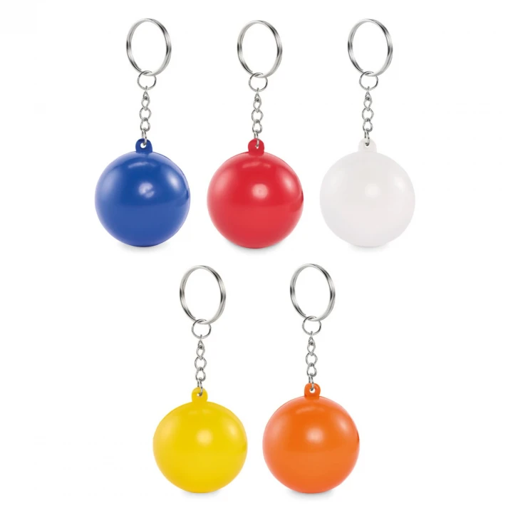 PU Ball Shape Key Ring