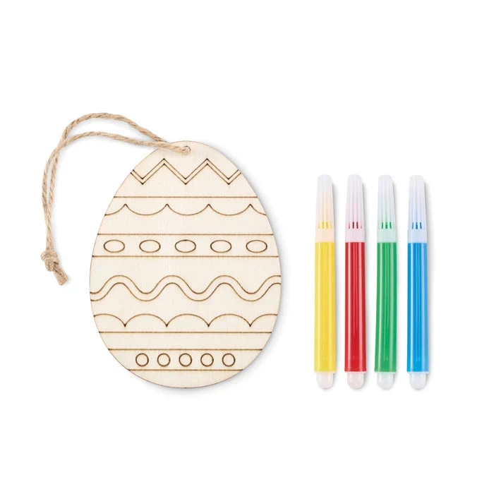 Wooden Egg Painting Set  