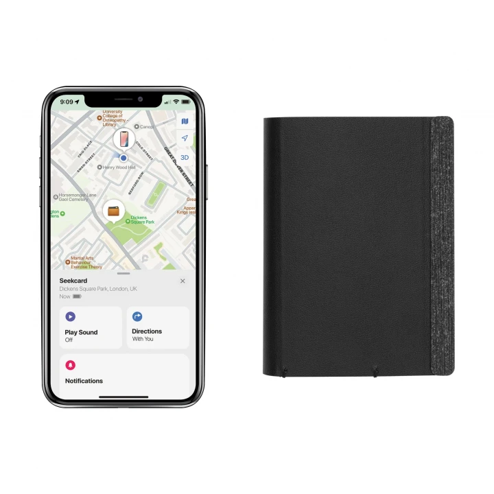 Seekcard RCS Rpolyester Card Wallet With Worldwide Locating