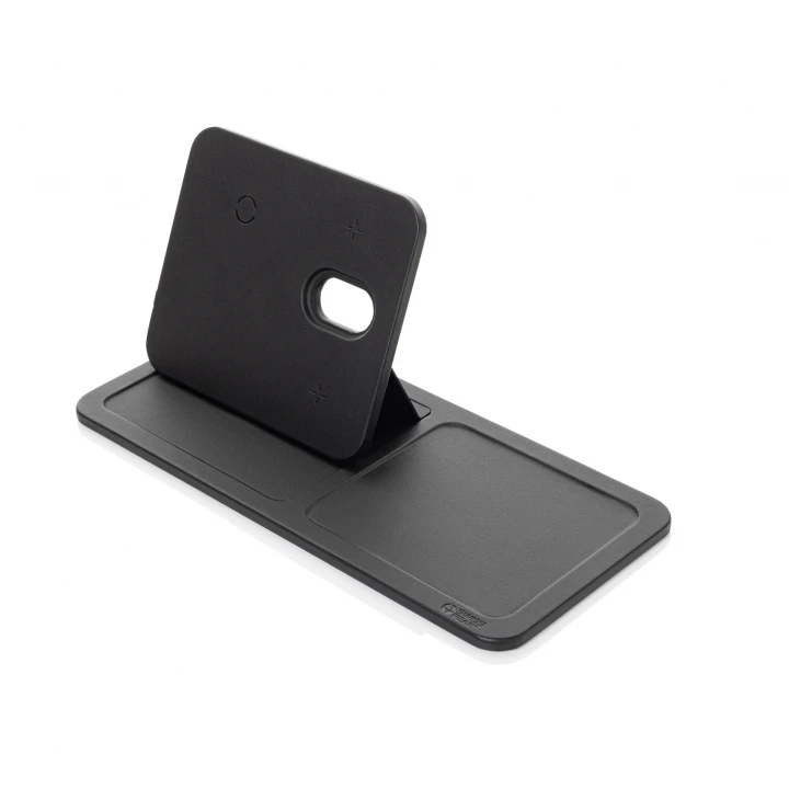 Swiss Peak 3 in 1 RCS Recycled PU Wireless Charger Desk Tray