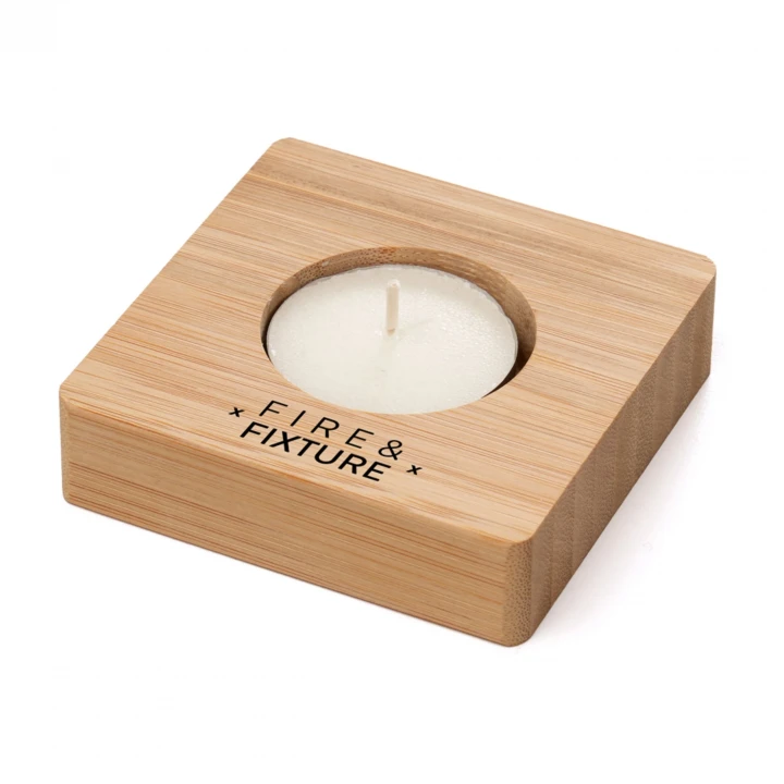 Bamboo Tealight Holder (Includes Tealight)