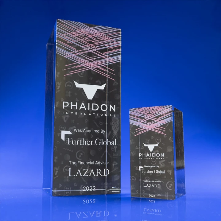 Rectangle Crystal Award, 150