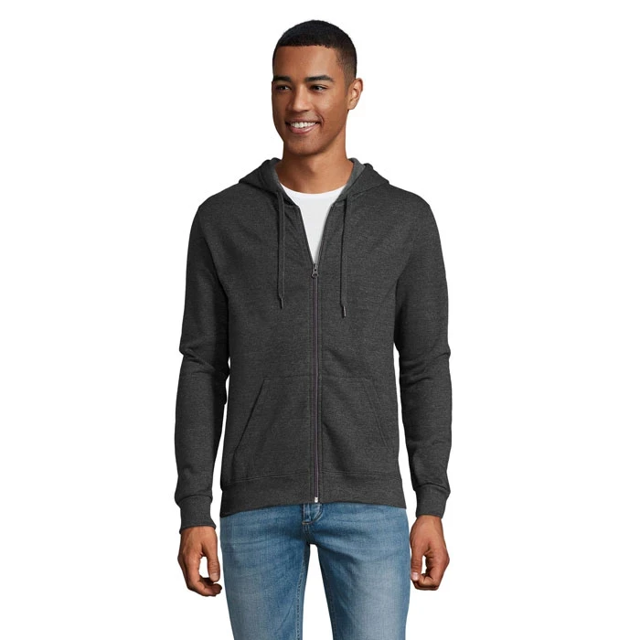 Stone Unisex Zip Hoodie