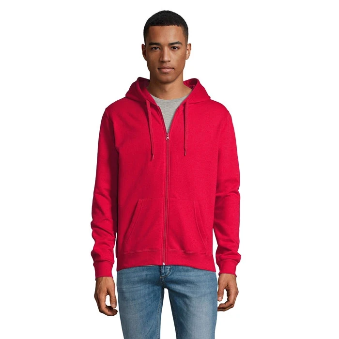 Stone Unisex Zip Hoodie